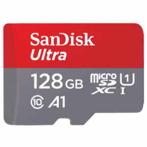 SANDISK Ultra microSDXC 128GB UHS-I FHD SD adapter (SDSQUAB-128G-GN6MA) spominska kartica