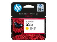 HP 655 ink cartridge yellow 600p