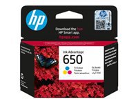 HP 650 Tri-color Ink Cartridge