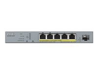 ZYXEL GS1350-6HP 6 webman.CCTV PoE sw.