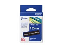 BROTHER TZE335 white/black 12mm