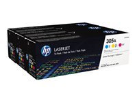 HP 305A 3-pack toner cyan/magenta/yellow