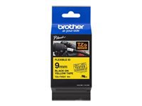 BROTHER TZEFX621 black/yellow 9mm