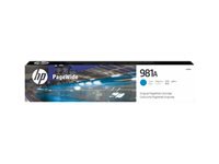 HP 981A Cyan PageWide Cartridge