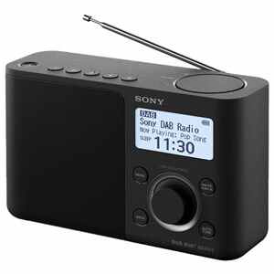 SONY XDRS61DB portable DAB Radio Black