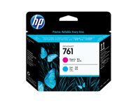 HP 761 Druckkopf magenta + cyan