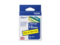 BROTHER TZE631 tape black/yellow 12mm 8m