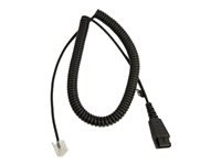 JABRA QD Cord to RJ45 coiled 0.5-2m