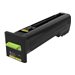 LEXMARK PB Toner yellow 8K CS820 CX82x