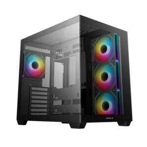 Računalniško ohišje DeepCool CG530 4F, ATX, Midi-Tower, ARGB, Kaljeno steklo, črno