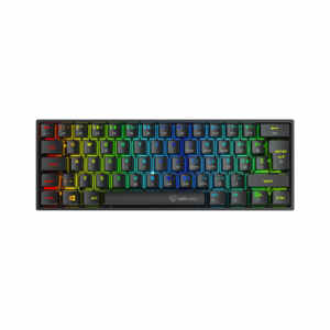 Tipkovnica UVI PRIDE Nano 60%, MX rdeča stikala, RGB, USB, SLO