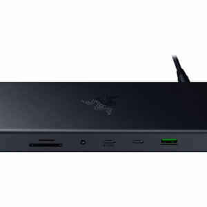 Priključna postaja USB-C Razer USB 4 Dock, 14 v 1, 4xUSB-A, 3xUSB-C, HDMI, DP,  RJ45, AUX, mSD/SD, črna