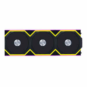 Ventilator za ohišje Lian Li UNI FAN SL Wireless 120 ARGB PWM 120mm, 3 Pack + kontroller, črn
