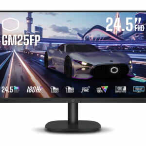 Monitor 24.5" (62 cm) FullHD IPS 180Hz, 2xHDMI, DisplayPort, Cooler Master GM25FP