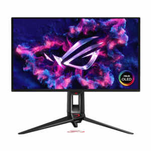 Monitor 26.5'' (67 cm) 4K OLED 240Hz HDR10, 2xHDMI, DisplayPort, USB-C DP Alt, zvočniki, ASUS ROG Swift PG27UCDM