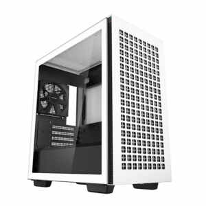 Računalniško ohišje DeepCool CH370 WH, Micro-ATX, kaljeno steklo, belo