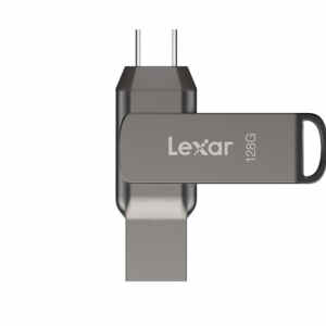 USB ključek Lexar JumpDrive Dual Drive D400, 128GB, USB 3.1 Type-C, 130 MB/s