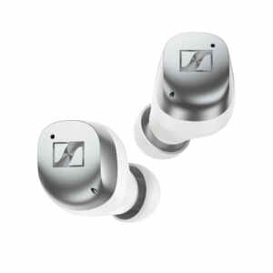 Slušalke Sennheiser MOMENTUM True Wireless 4, In-Ear, ANC, bele/srebrne