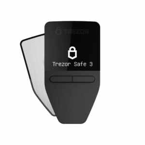 Trezor Safe 3, denarnica za Bitcoin in druge kriptovalute, srebrna
