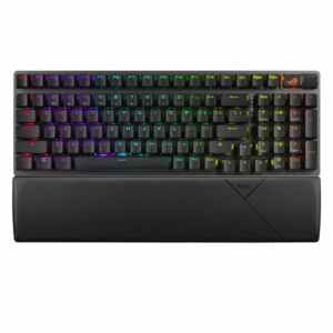 Tipkovnica ASUS ROG Strix Scope II 96 Wireless, ROG NX Snow, PBT, RGB, USB, US