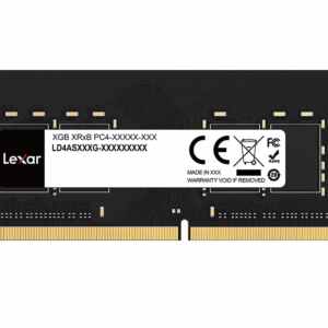RAM SODIMM DDR4 16GB PC4-25600 3200MT/s CL19 1.2V Lexar