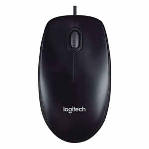 Miška Logitech M90, USB, črna