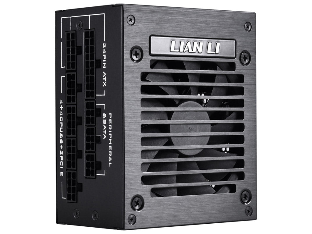Napajalnik SFX Lian Li SP750, 750W, 80 PLUS Gold, Modularni, črn