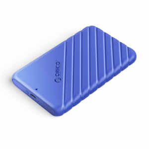 Zunanje ohišje za 2,5'' HDD/SSD, USB-C 3.1 UASP v SATA3, tool-free, modro, ORICO 25PW1C-C3