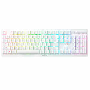 Tipkovnica Razer Deathstalker V2 Pro, Clicky optična stikala, bela, US SLO g.