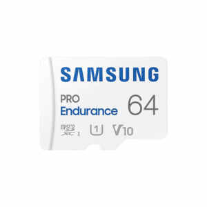 Spominska kartica Samsung PRO Endurance, micro SDXC, 64GB, U1, V10, UHS-I, z SD adapterjem