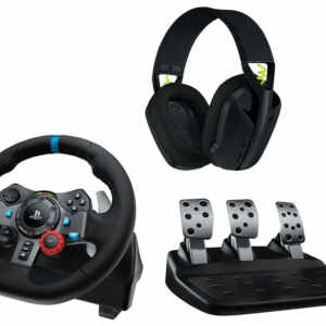 Volan Logitech G29 Driving Force (PS5/PS4/PS3) + Slušalke Logitech G435, črne