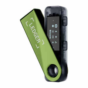 Ledger Nano S PLUS, denarnica za Bitcoin in druge kriptovalute, Oxidate Green