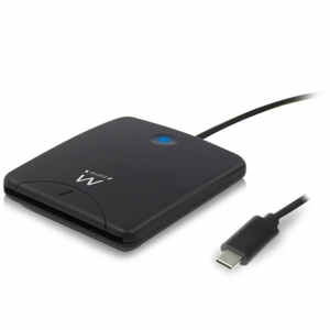 Čitalec pametnih kartic, USB-C, črn, Ewent EW1055