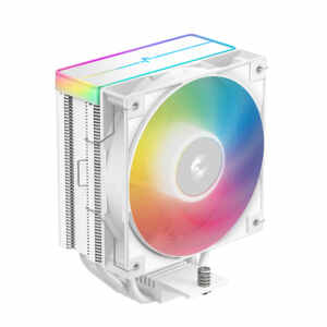 Hladilnik za procesor DeepCool AG400 WH ARGB V2, 120mm, bel