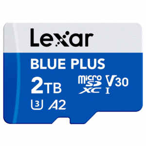 Spominska kartica Lexar BLUE PLUS, Micro SDXC, 2TB, 170MB/s, U3, V30, A2, UHS-I, z adapterjem