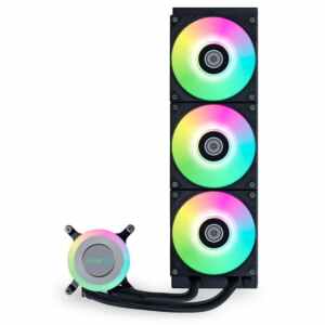 Komplet za tekočinsko hlajenje AIO Liquid Cooler Lian Li GA II Lite 360 RGB, ARGB, črn