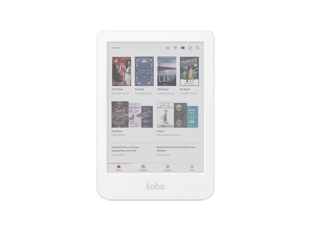 E-bralnik Kobo Clara Colour, 6'' Touch, 16GB, WiFi, bel
