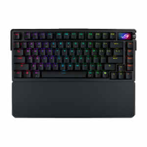 Tipkovnica ASUS ROG Azoth Extreme Wireless, ROG NX Red, PBT, OLED, RGB, USB, BT, US