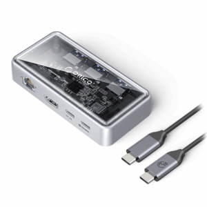 Priključna postaja USB-C, 6 v 1, 3x USB 3.0, HDMI, RJ-45, PD 100W, ORICO TM10-6P