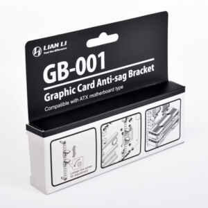 Nosilec Lian Li GB-001X Anti-Sag Bracket za grafično kartico, črn