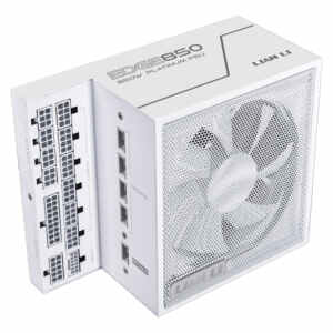 Napajalnik ATX Lian Li EDGE 850W, 80 PLUS Platinum, 12VHPWR, Modularni, bel