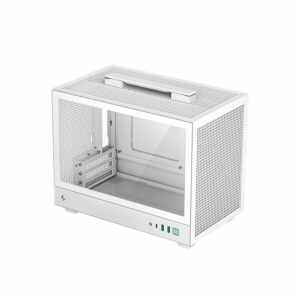 Računalniško ohišje DeepCool CH160 WH, Mini-ITX, Kaljeno steklo, belo