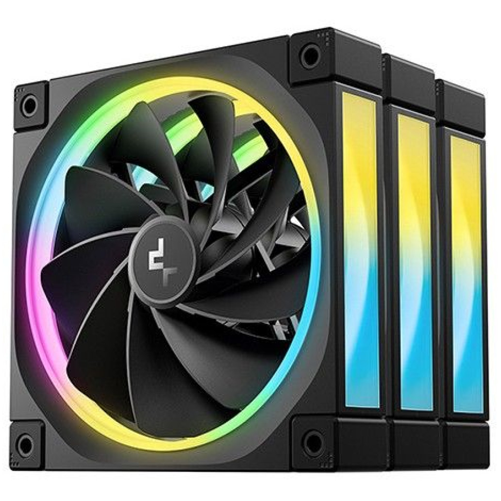 Ventilator Deepcool FL12R 120mm črna RGB (3 pack)
