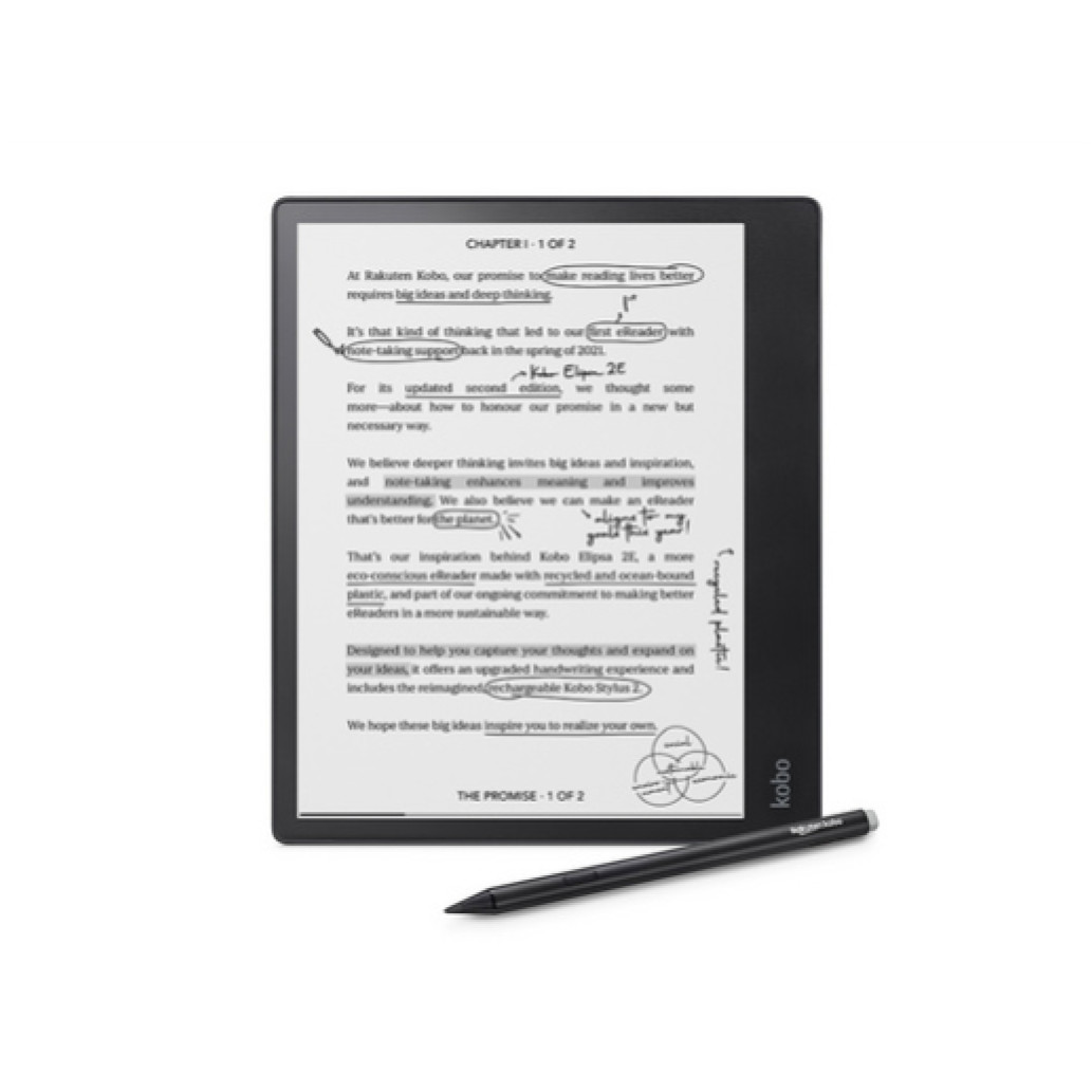 E-bralnik/tablični računalnik 26,16 cm (10,3'') Kobo Elipsa 2E 32GB - črna