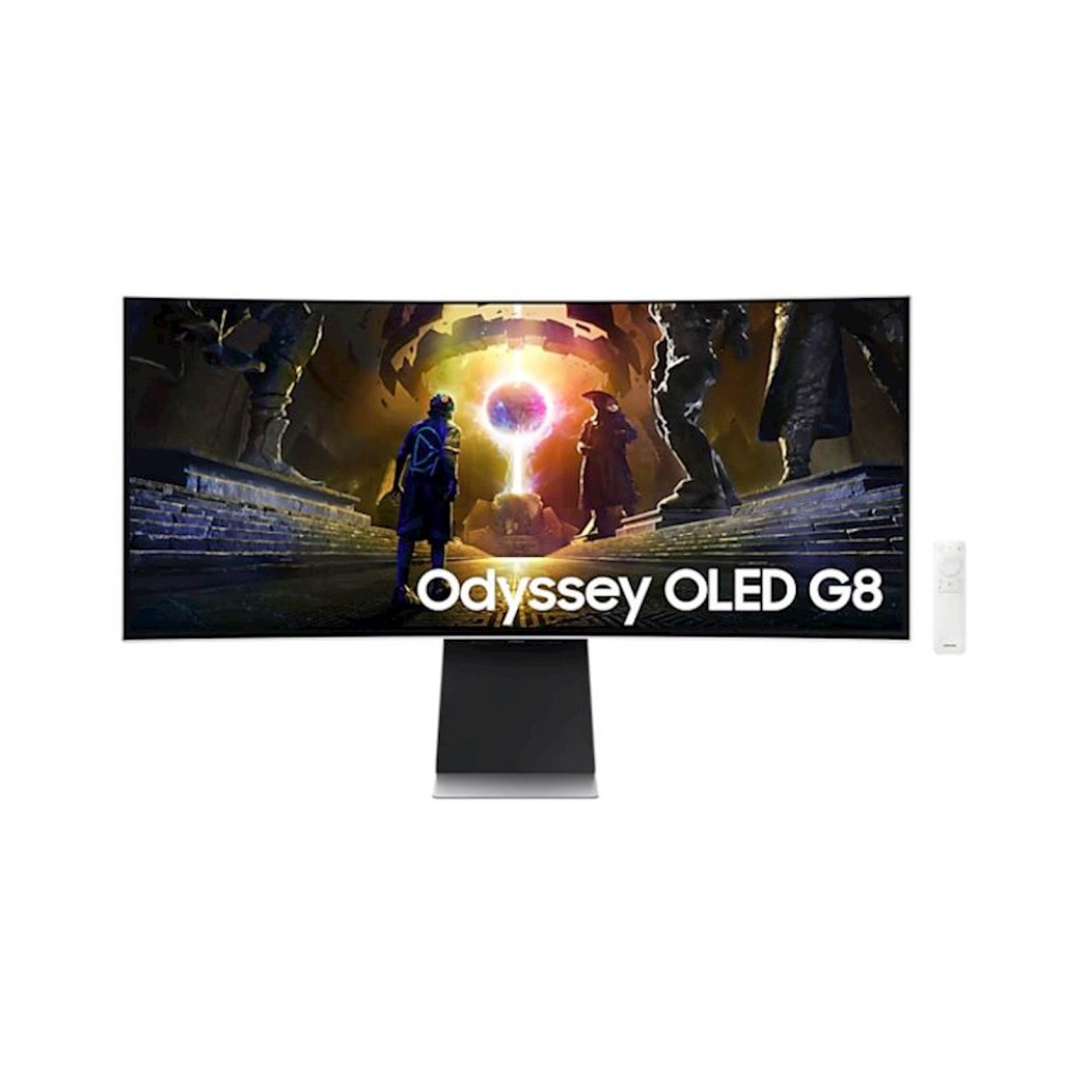 Monitor Samsung 86,4 cm (34,0") S34DG850SU 3440x1440 Curved Gaming Tizen 175Hz OLED 0,03ms 2xHDMI DisplayPort 2xUSB3.0 HAS Zvočniki 2x10W  DCI-P3-99% FreeSync Premium PRO BT WiFi HDR10+