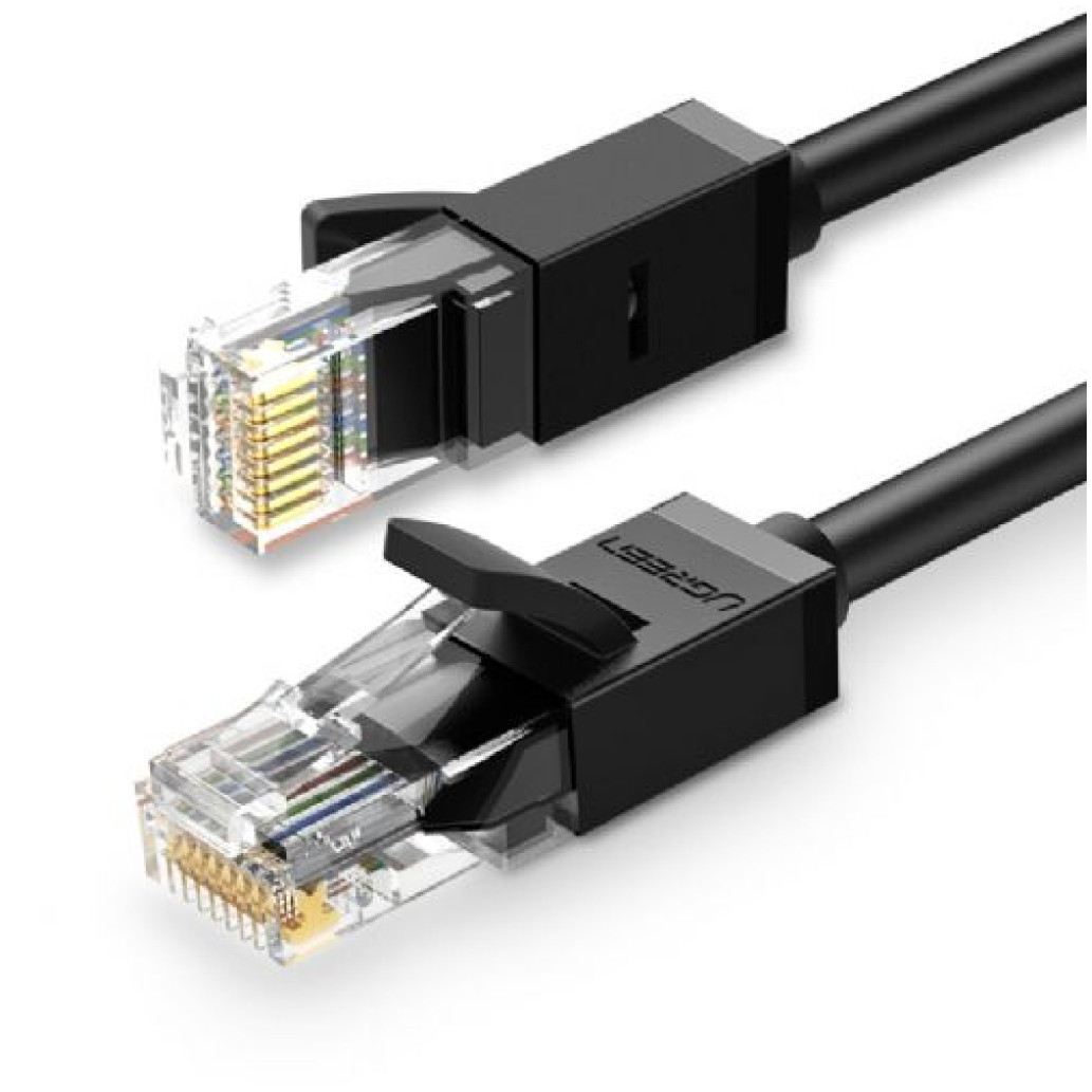 KABEL PATCH UTP Cat 6  25,00m  RJ45 1Gbit Ugreen - črn (20167)