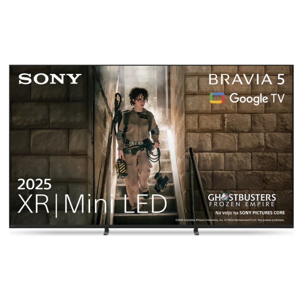 TV sprejemnik Sony 55,0" 139,7 cm Bravia 5 K55XR55B 3840x2160 LED Google TV 4xHDMI 2xUSB BT WiFi RJ45  HDR