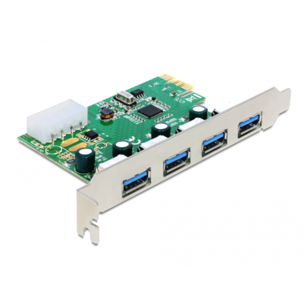 Kontroler PCI-Express => 4x USB 3.0 Delock (89363)