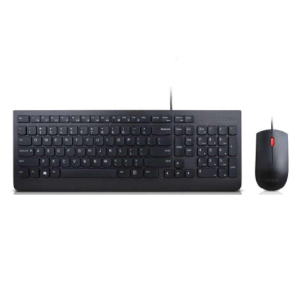 Tipkovnica in miš Lenovo USB Essential Combo SLO črna (4X30L79923)