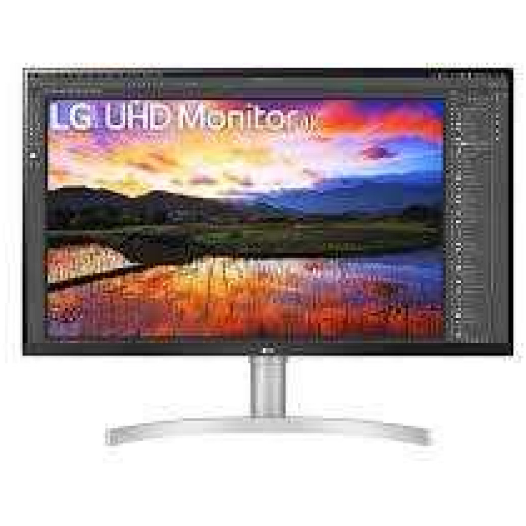 Monitor LG 80 cm (31,5") 32UN650K-W 3840x2160 IPS 5ms 2xHDMI DisplayPort HAS Zvočniki 2x5W  DCI-P3-93% HDR10 bel